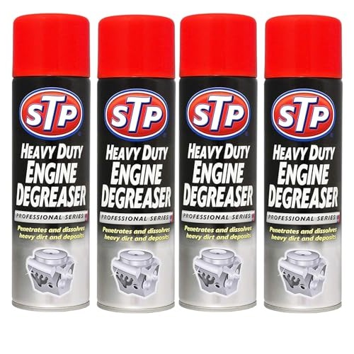 STP Engine Degreaser 4 x 500ml Heavy Duty Engine Bay Cleaner Spray