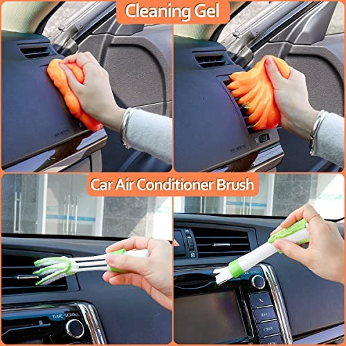 THINKWORK 17-Piece Car Cleaning Kit with Storage Box-1