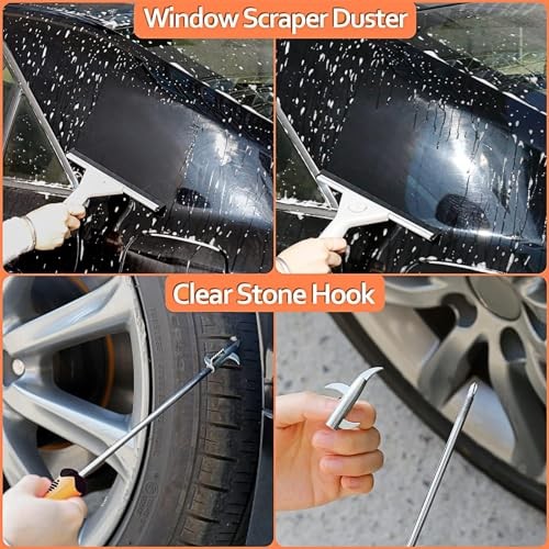THINKWORK 17-Piece Car Cleaning Kit with Storage Box-5