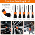THINKWORK 17-Piece Car Detail Duster Kit with Brushes, Cleaning Gel and Coral Fleece Pads