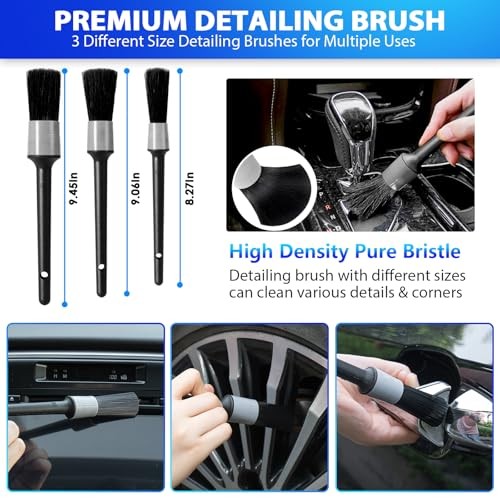THINKWORK 21-Piece Car Vacuum Cleaner Kit with 8000Pa Handheld Vacuum-3