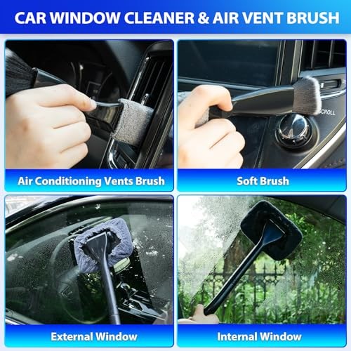 THINKWORK 21-Piece Car Vacuum Cleaner Kit with 8000Pa Handheld Vacuum-4