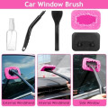 THINKWORK 17-Piece Car Detailing Kit with Brushes, Pads and Gel