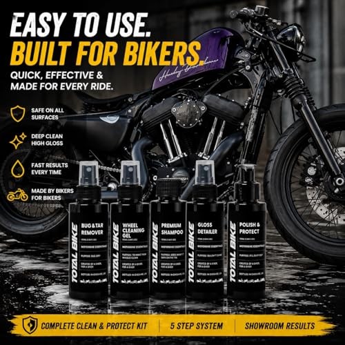 Total Bike Motorcycle Essentials Cleaning Kit-1