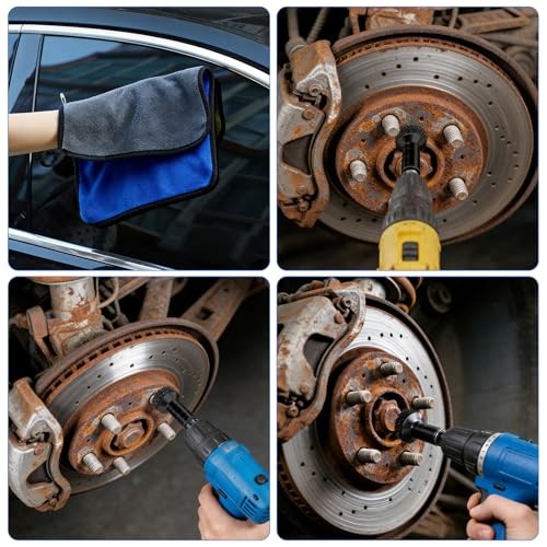 TOUKBEAU Wheel Hub Cleaning Kit with Grinding and Polishing Attachments-1