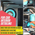 ToysButty Car Cleaning Gel Kit, 2 Pots with Brushes and Vent Duster