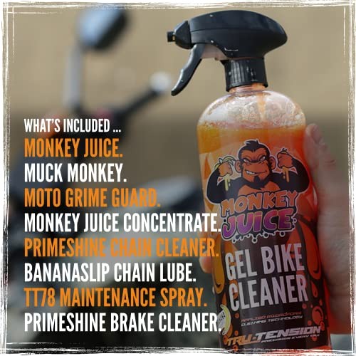 Tru-Tension Motorcycle Clean & Lube Bundle, 7 Piece-1