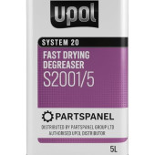 Parts Panel System 20 Fast Panel Wipe & Degreaser 5L