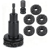 Dewlawn Wheel Hub Cleaning Kit with 5 Pads