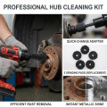 Dewlawn Wheel Hub Cleaning Kit with 5 Pads