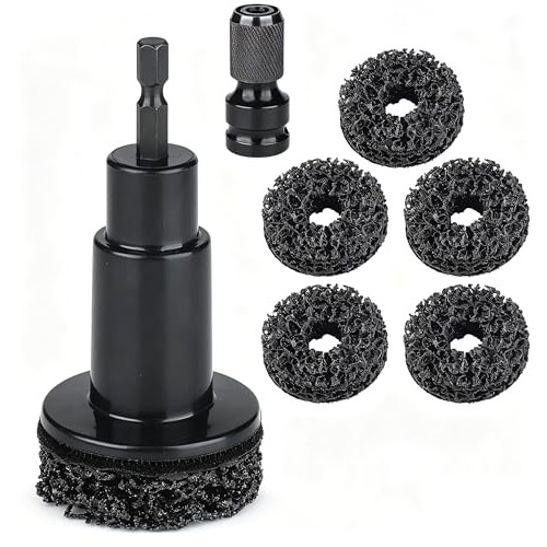 Dewlawn Wheel Hub Cleaning Kit with 5 Pads