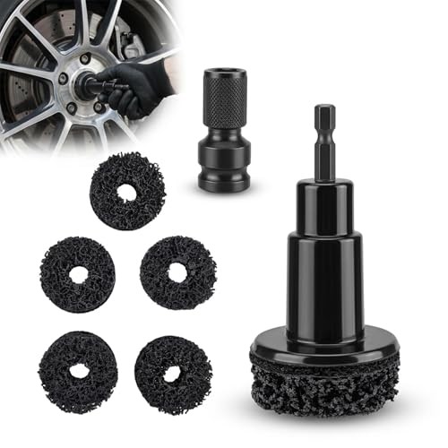 Dewlawn Wheel Hub Cleaning Kit with 5 Pads-6