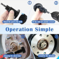Squliicayy Wheel Hub Cleaning Kit with 6 Pads for Hubs, Studs and Rotors
