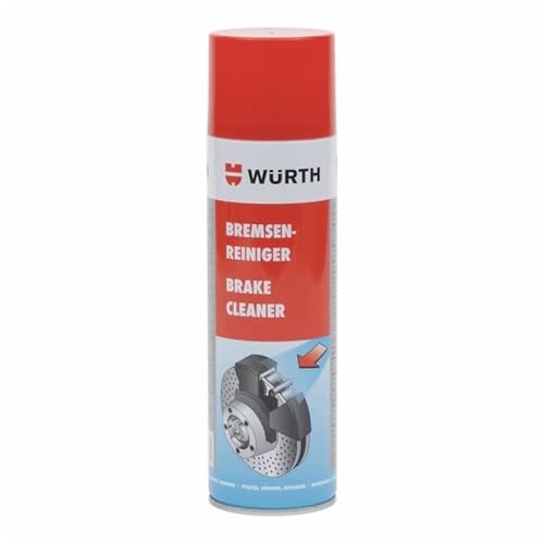 Wurth Brake Cleaner Aerosol 500ml, 1 Pack