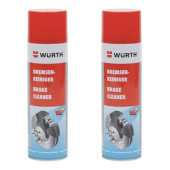 Wuerth Brake Cleaner Spray Aerosol, 2 x 500ml