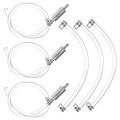 Wvbzf 3-Set Brake Bleeder Kit for Motorcycles and Vehicles