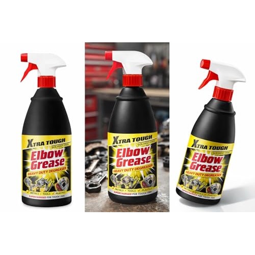 Xtra Tough Elbow Grease Heavy-Duty Engine Degreaser Spray, Solvent Free, 1L-2