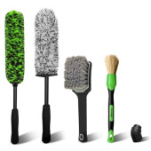 YeewayVeh 4-Piece Wheel and Tyre Cleaning Kit, Green