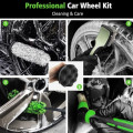 YeewayVeh 5-Piece Pro Wheel Detailing Kit, Green