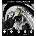 YeewayVeh 8-Piece Wheel and Tyre Brush Kit, Green (4 Pack)