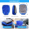 YYBAO 9-Piece Car Cleaning Kit with 11L Collapsible Bucket
