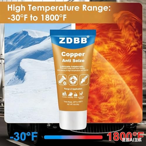 ZDBB Copper Anti-Seize Grease, 1 oz, 1 Pack-5