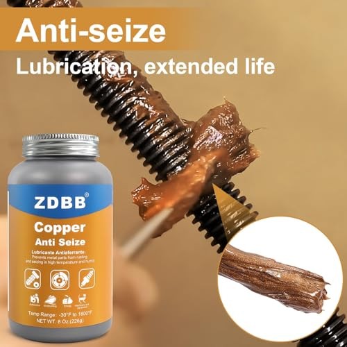 ZDBB Copper Anti-Seize Grease 8oz Brush Top Bottle-4