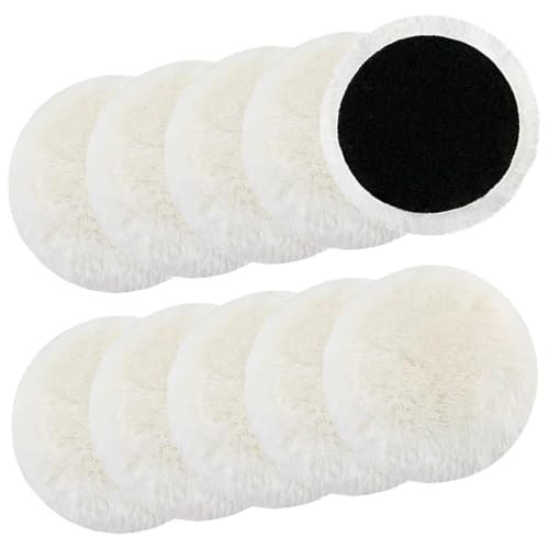 DXPETA 10-Piece 5-Inch Polishing Pads for Drill, 125mm Buffing Set — image 1