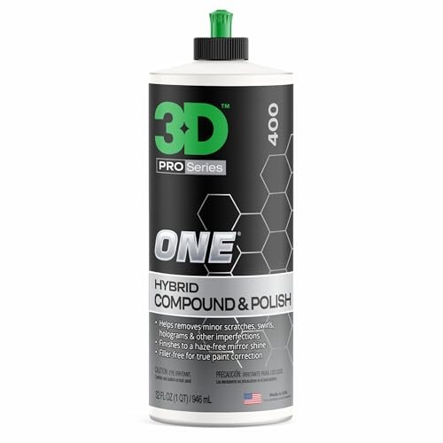 3D One Hybrid Scratch and Swirl Remover Polish, 32 oz — image 1
