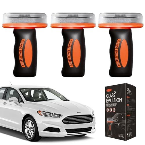 Wxeadu 3-Pack Glass Emulsion Cleaner with Cloths, 100g — image 1