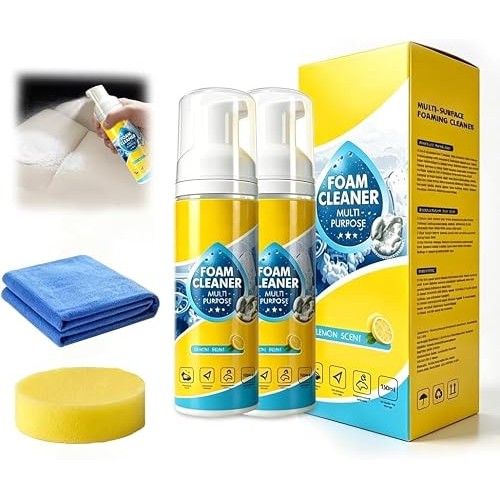 HOIDOKLY 4-in-1 Multi-Enzyme Foam No-Rinse Cleaner, 2 Pack — image 1