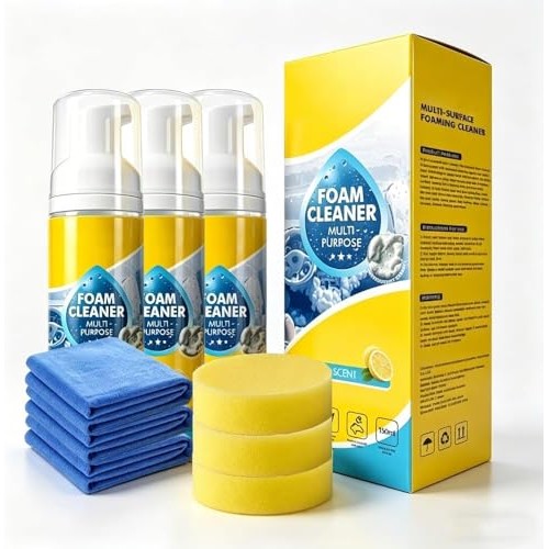 HOIDOKLY 4-in-1 Multi-Enzyme Foam No-Rinse Cleaner, 3PCS — image 1