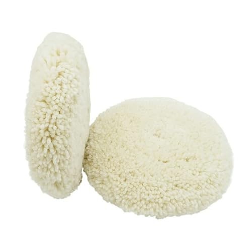 MOBUKJUU 7 Inch Double-Sided Soft Wool Polishing Buffing Pad — image 1