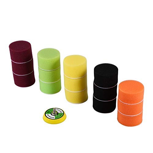 Aramox 16-piece 2-inch flat polishing pad set for drill and polisher — image 1