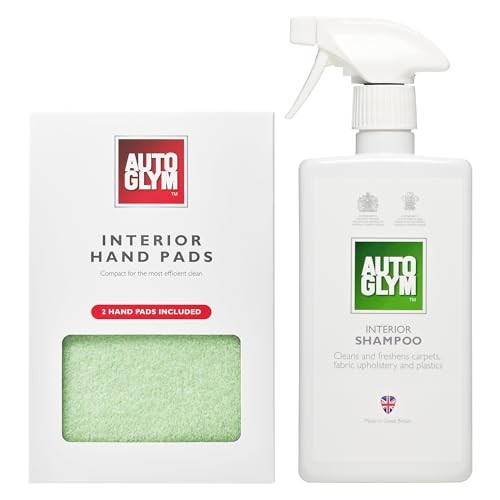 Autoglym Interior Shampoo 500ml with Interior Hand Pads, Cleaner and Pad Pack — image 1
