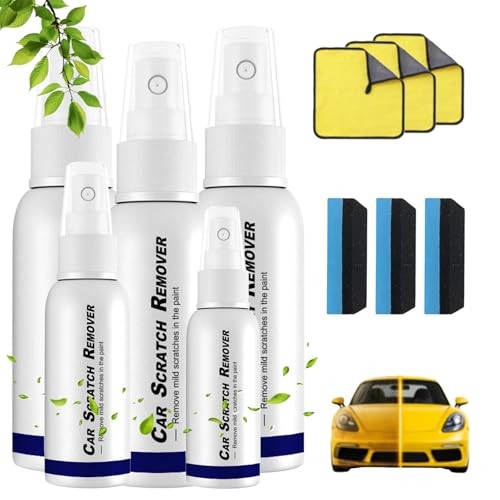 Ruileyou Car Paint Scratch Repair Spray Kit, 3pc 100ml + 1pc 50ml + 1pc 30ml — image 1