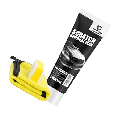 Generic Car Scratch Remover Compound Set, 1 Set, with Foam Sponge and Cleaning Towel — image 1
