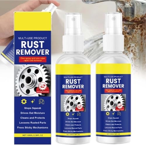 Generic Heavy-Duty Metal Rust Remover Spray, 100ml, 2 Pack — image 1