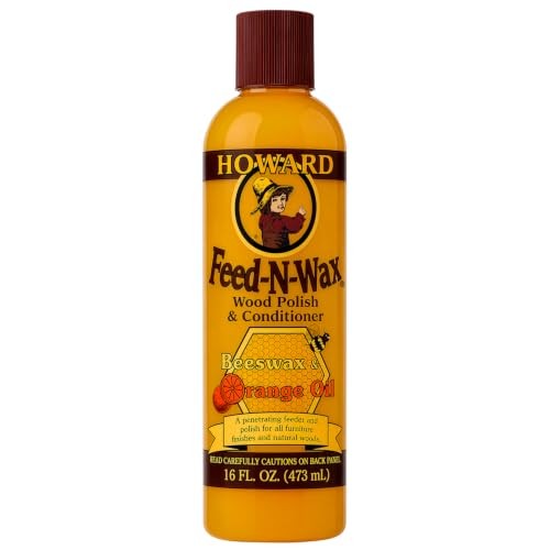 HOWARD Feed-N-Wax Wood Polish and Conditioner, Orange Oil and Beeswax, 473 ml — image 1