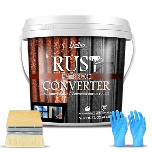 Limino Rust Converter for Metal, 473ml Black Primer and Rust Encapsulator — image 1
