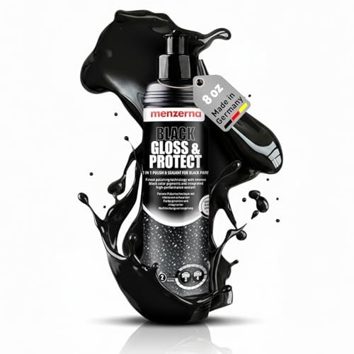 MENZERNA Black Gloss & Protect 8.5 oz Black Car Polish & Sealant — image 1