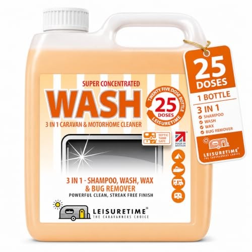 Leisure Time Caravan Wash 1L Concentrate Makes 25L — image 1
