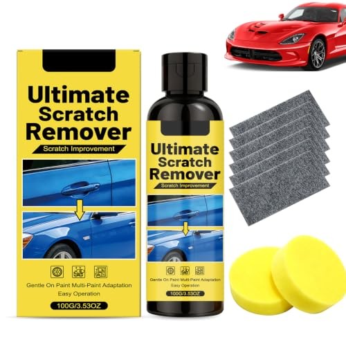 Generic Nano Scratch Remover Kit for Cars, 100ml with Nano Cloths and Sponge — image 1