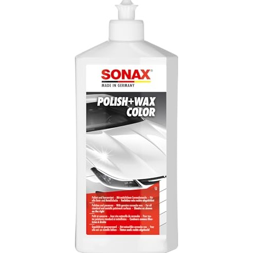 SONAX Polish + Wax Colour White, 500 ml — image 1