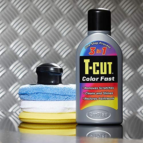 T-Cut Colour Fast Silver Paintwork Restorer 500ml with Wax Applicator Set — image 1