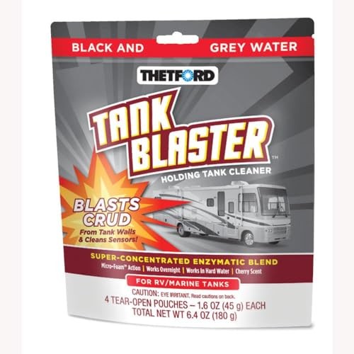 Thetford Tank Blaster tank cleaner, 4 x 1.6 oz packets — image 1