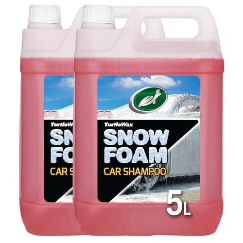 Turtle Wax Thick pH Balanced Snow Foam Car Shampoo, 2.5 L (Pack of 2), Cherry Scented — image 1