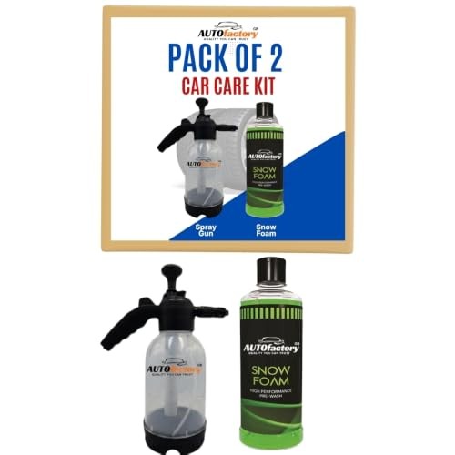 AUTOfactory GB Car Cleaning Kit with Snow Foam 800ml and 2L Water Pump Sprayer — image 1