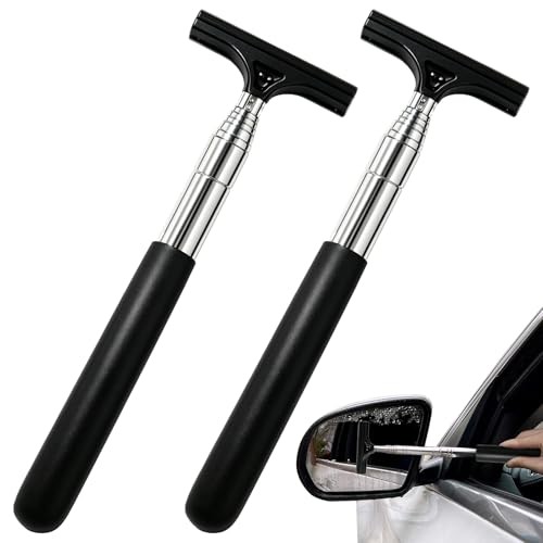 YEVON 2-Pack Retractable Car Mirror Squeegees, 98 cm — image 1