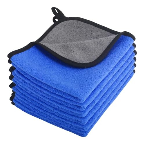 HIAHXC Car Cleaning Microfibre Cloths, 6 Pack, 30 x 40 cm — image 1